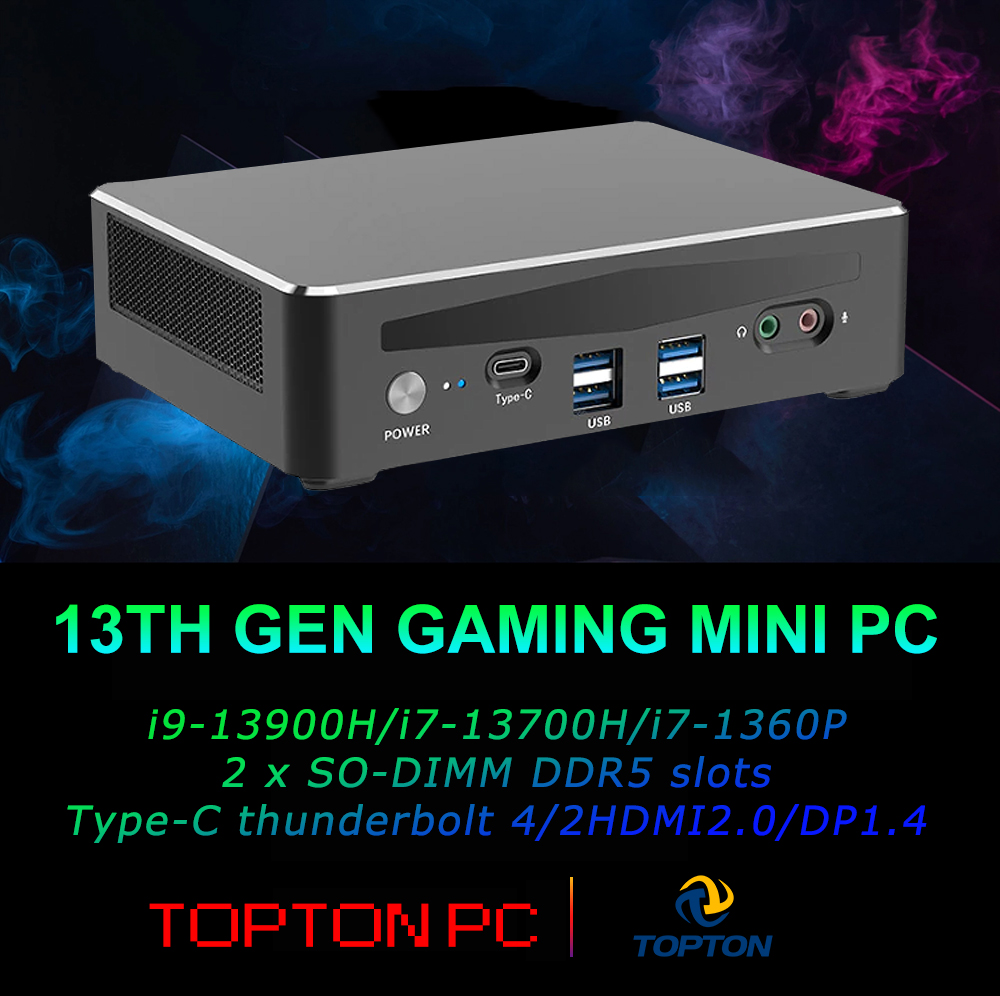 Mini-Computer Gaming 13. Gener – Intel Core I9 13900H Mini Pc Bewertung und Preis