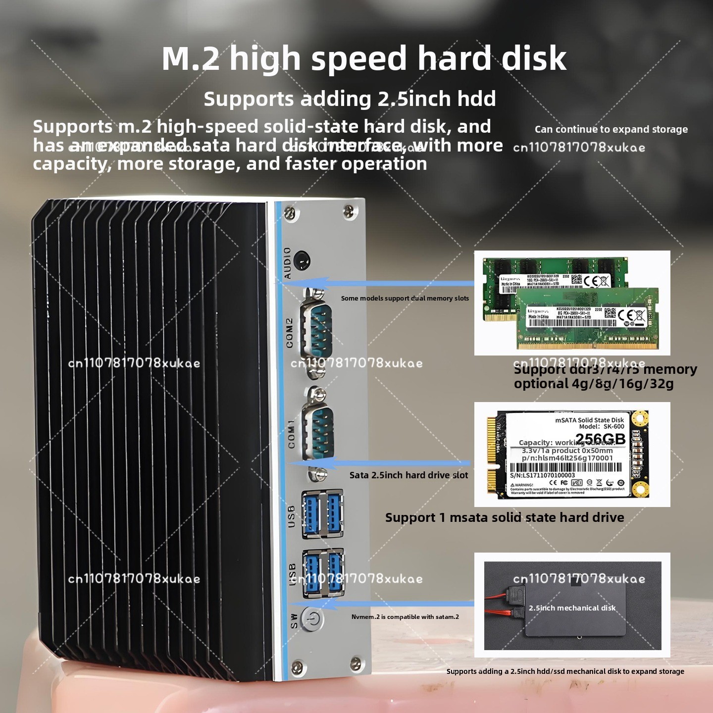 Mini Industrie-PC - Quad-Core  – Fanless Industrial Pc Rs485 Core I7 Bewertung und Preis