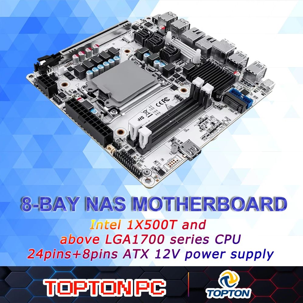 8-Bay NAS Mini ITX Motherboard – Lga1700 Itx Motherboard Ddr5 Bewertung und Preis